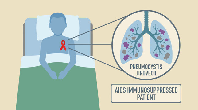 Pneumocystis Jirovecii Pneumonia in AIDS Immunosuppressed Patient