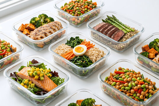 Modern Wellness Meal Prep Scene
