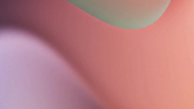 Soft abstract background with flowing gradients of pink, orange, purple, and green hues creating a serene visual.