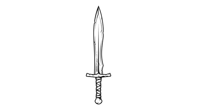 A mercenary holds a single original war sword in a dark environment.