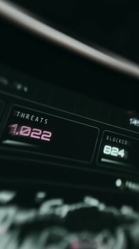 Cybersecurity dashboard for threat detection