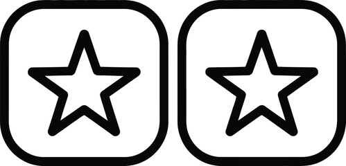 Two black shooting stars icons with spark effect © MelonChandro