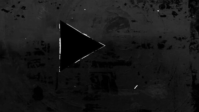 Grunge Punch Hole Triangle Transition On Alpha