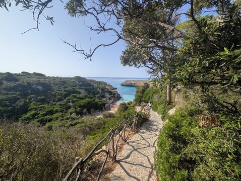 Cala binidali, Minorque, Minorca, espagne, Espa&ntilde;a