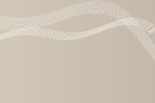 Beige background, with parallel white, wavy lines forming, flowing organic patterns, and curving streaks