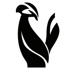 Naklejka premium vector illustration of a bird