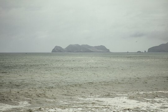 View of the islands of San Lorenzo and El Front&oacute;n from La Punta, Callao, Peru