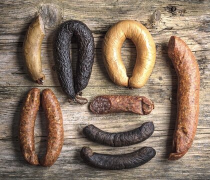 Franconian sausages, Franconia, Bavaria, Germany