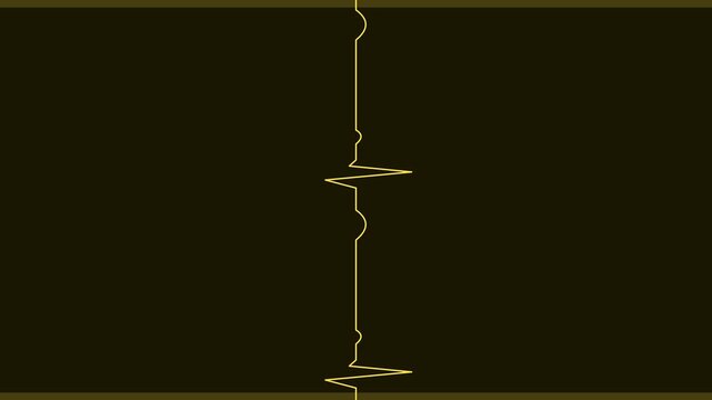 Minimalist ekg heartbeat line animation, medical pulse monitor loop, healthcare technology background