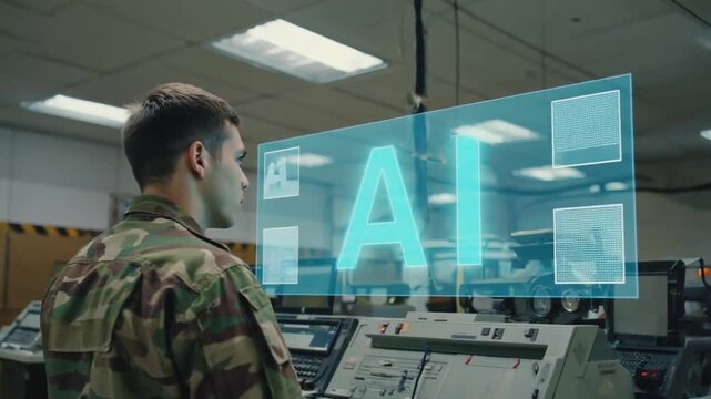 AI applied in the military field.