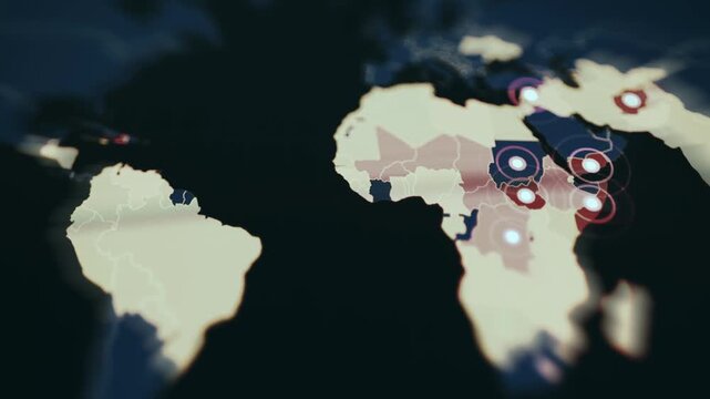 Global Food Security Heatmap Highlighting High-Risk Regions