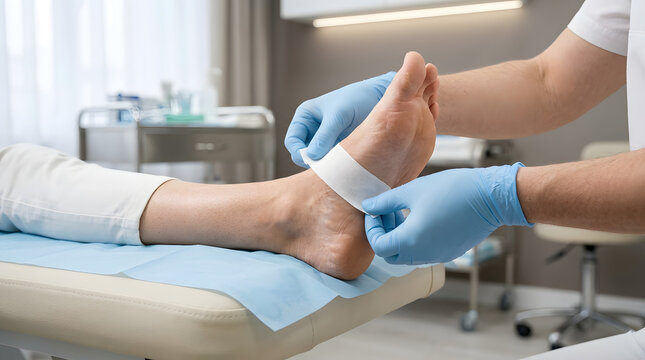 Close-up of a doctor preparing a medical syringe in a clinical setting
