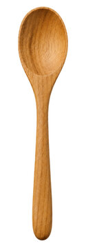 Wooden Cooking Spoon Kitchen Utensil Isolated on Transparent Background