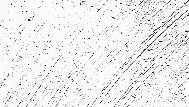 Distressed texture with scattered scratches and diagonal lines on a white background abrasion aged blemish chipped crack cracked