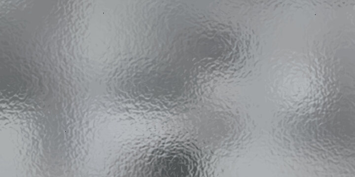 Silver metal effect foil. Silver texture. Gradient background. Metal surface print. Glitter backdrop.