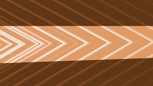 Abstract chevron pattern with diagonal stripes and central horizontal band background animation