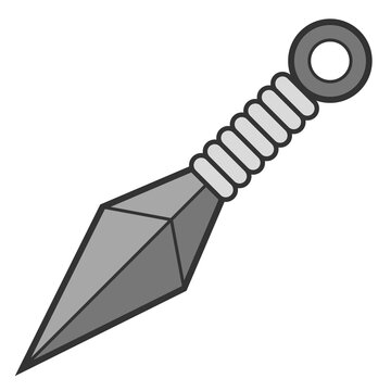 black kunai icon