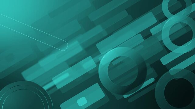 Abstract geometric background with diagonal streaks and circles animation, modern dynamic design suitable for presentations