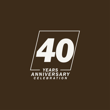 anniversary logo template for event, invitation, greeting, web, vector eps 10 for donwload