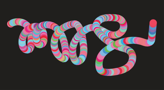 A vibrant, colorful illustration of the letters 'msg.'