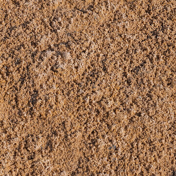 Bausand in einer Nahaufnahme