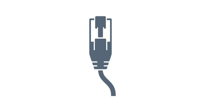 Ethernet Cable Connector Icon