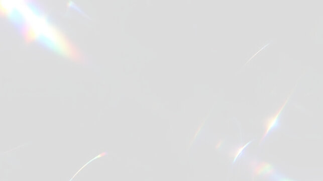 Rainbow prism overlay png with radiant glass shine, sparkling crystal rays and transparent fantasy composition.