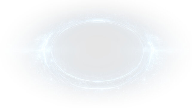 Retro electric square portal png with shiny laser glow and digital background.