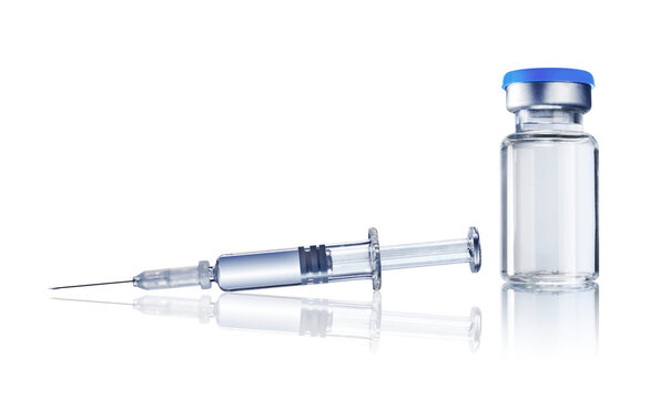 Vaccine and syringe