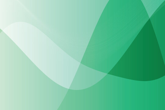 Abstract gradient background, with smooth pastel, green and teal, fluid curves and, fine parallel lines