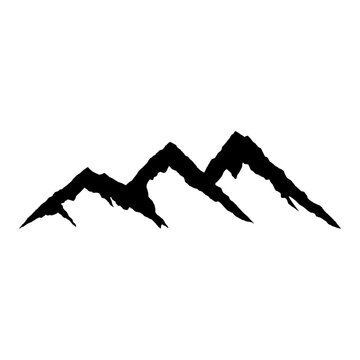 Mountain Vector Stock Illustration Design Template.