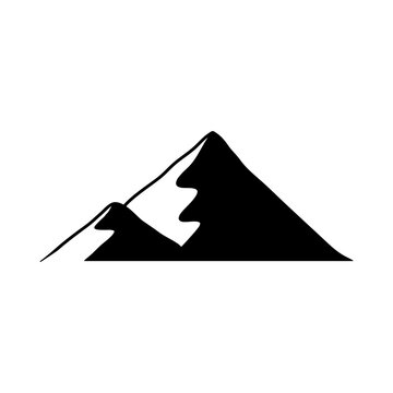 Mountain Vector Stock Illustration Design Template.
