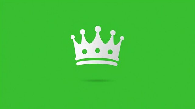 crown icon on green background