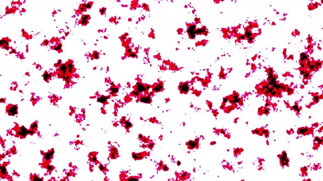 Red paint splashes background