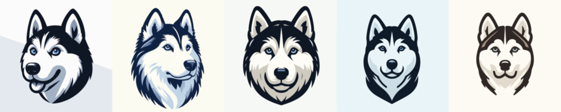 Husky Vector Illustration
