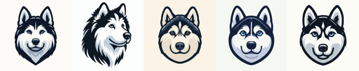 Husky Vector Illustration © Fajar