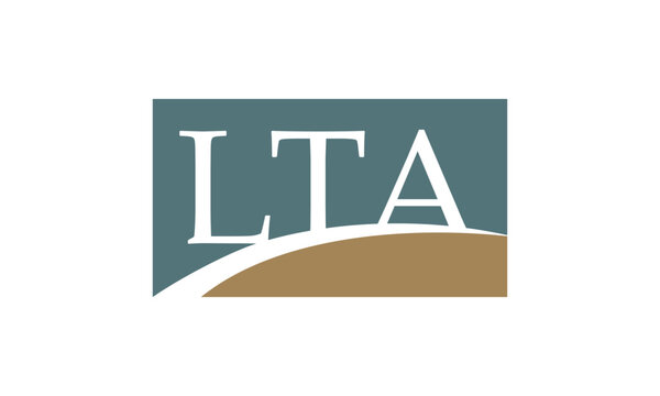 A logo featuring the letters LTA in white serif font on a teal background with a curved tan shape underneath, suggesting a landscape or pathway.