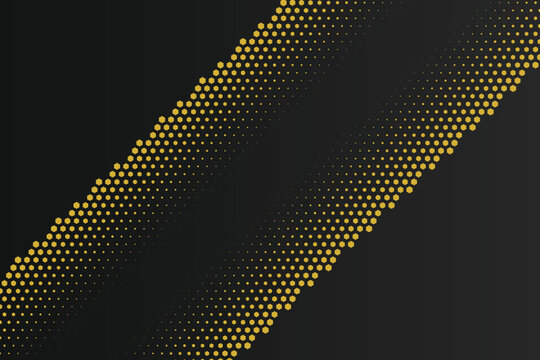 Diagonal halftone yellow dot grid pattern on black background, dotgrid