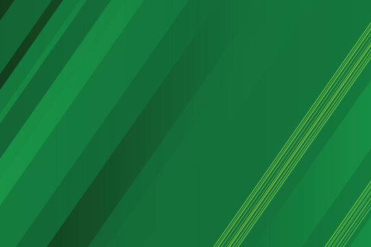Green background, with diagonal speed, stripes and thin, parallel lines, abstract pattern