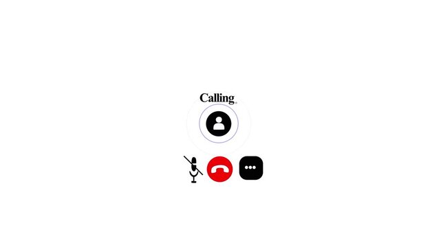 Live Streaming video play icon for website and mobile design animation .Press to play Button .4k video