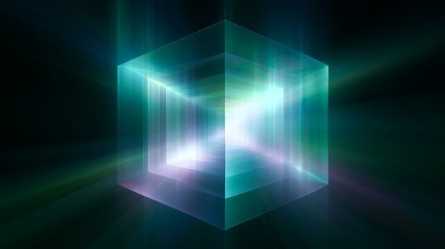 Double materiality cube with teal ESG impact layers and disclosure structure