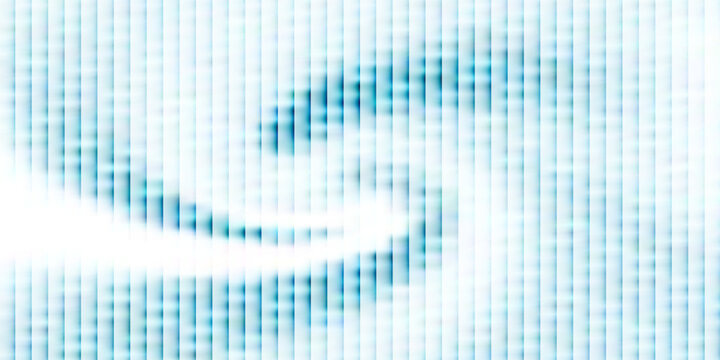 Soft glass ripple gradient in icy pale blue and lavender hues. Delicate reeded texture with frosted distortion effect and minimal vertical blur. Glass texture, vector illustration