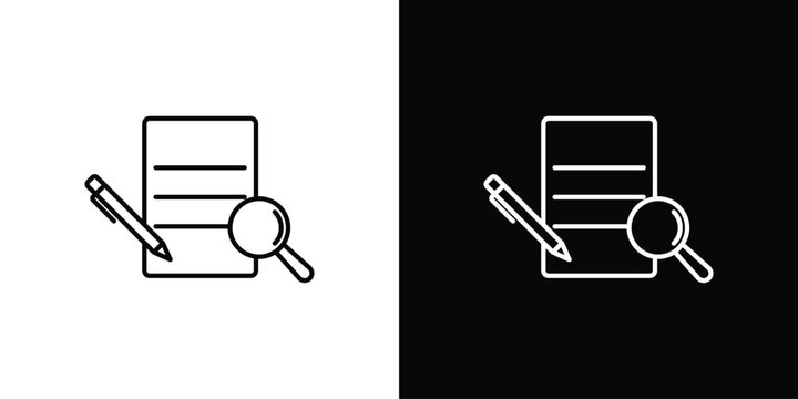 Defining icon graphics editable linear strokes