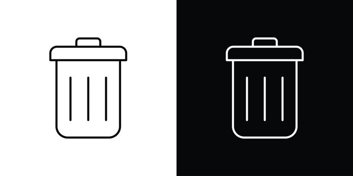 Delete icon graphics editable linear strokes