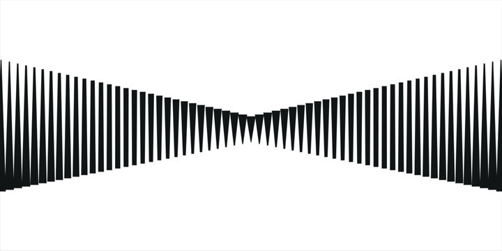 Thin line halftone gradient texture. Fading vertical stripe gradation background. Repeating wide pattern backdrop. Black parallel lines wallpaper for overlay, print, cover, banner, poster. Art