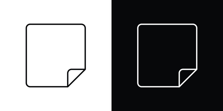 Nicotine patch icon graphics editable linear strokes