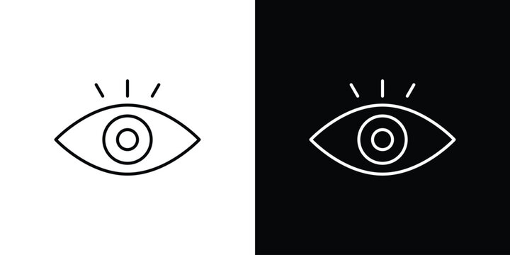 Visible icon graphics editable linear strokes