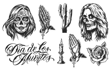 Fototapeta premium Celebrating Dia de los Muertos