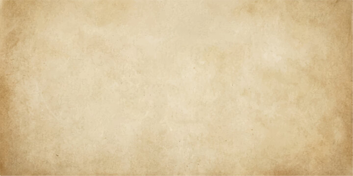 Beige tan aged paper texture background with a warm worn surface for vintage stationery label invitation and craft design