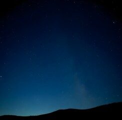 Fototapeta premium Dark sky with shining stars